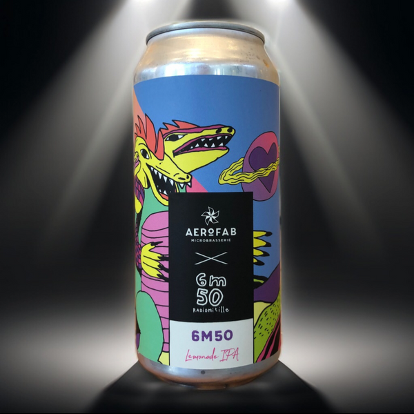 6M50 Lemonade IPA 44cl (6%) - Aerofab X Radiomitille