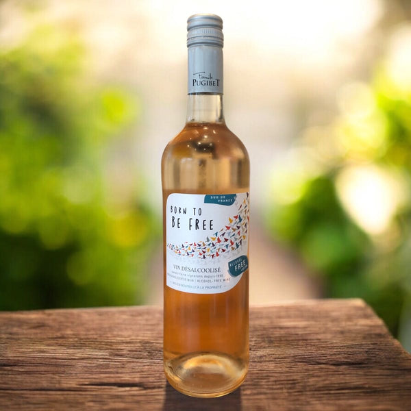 Born to be free vin rosé désalcoolisé 75cl (<0,5%) - Famille Pugibet