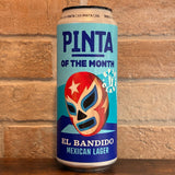 Canette El Bandido Mexican Lager 50cl de la brasserie PINTA