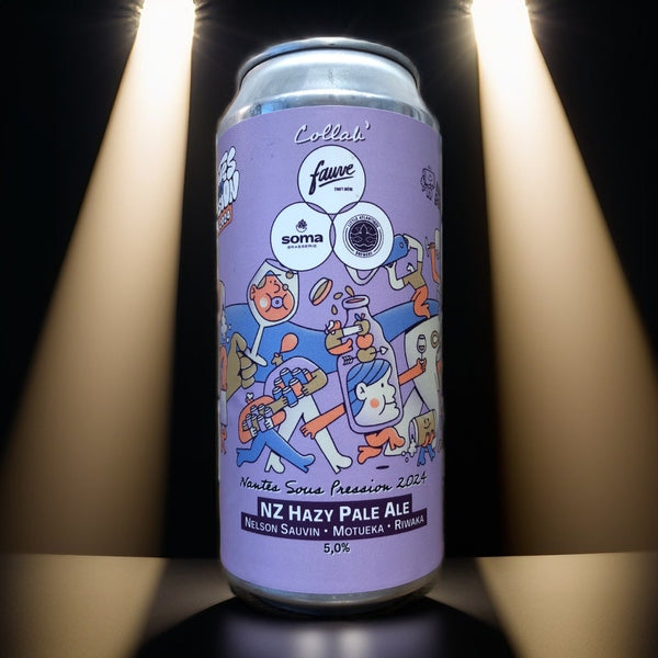 Fauve collab' Soma et LAB - Nantes sous pression 2024 NZ Hazy Pale Ale 44cl (5%)