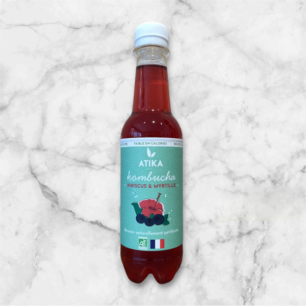 Atika - Kombucha Hibiscus et Myrtille Bio 33cl