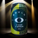 Brulo - 7 hop 7 grain DDH IPA sans alcool 33cl (0,0%)