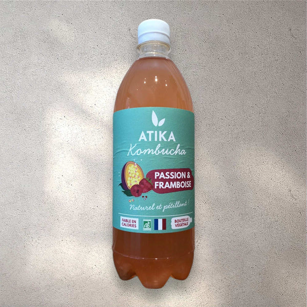 Atika - Kombucha Passion et Framboise Bio 75cl