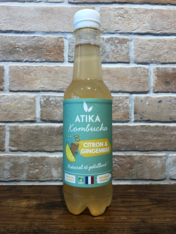 Atika - Kombucha Citron et Gingembre 33cl