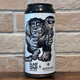 Canette NZ Session IPA 44 cl Ouest Coast Brewery X AERoFAB, face avant devant un mur de briques