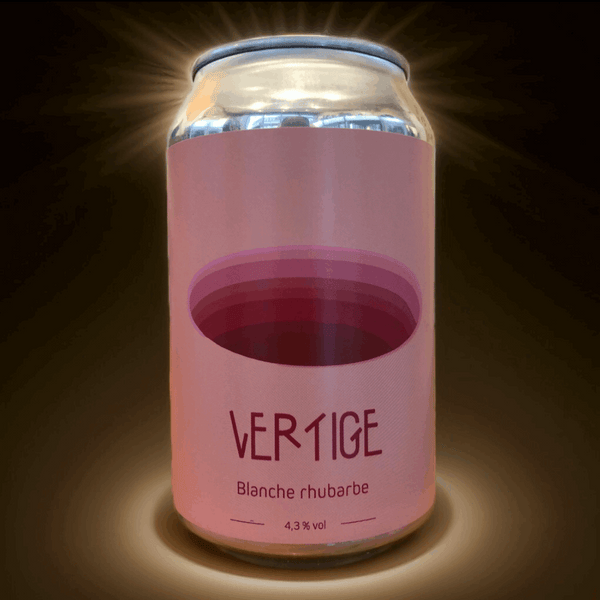 Vertige blanche rhubarbe 33cl (4,3%) - Choque